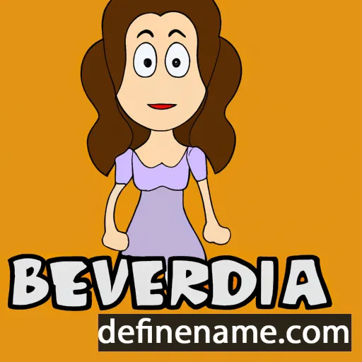 cartoon of the name Belvidera