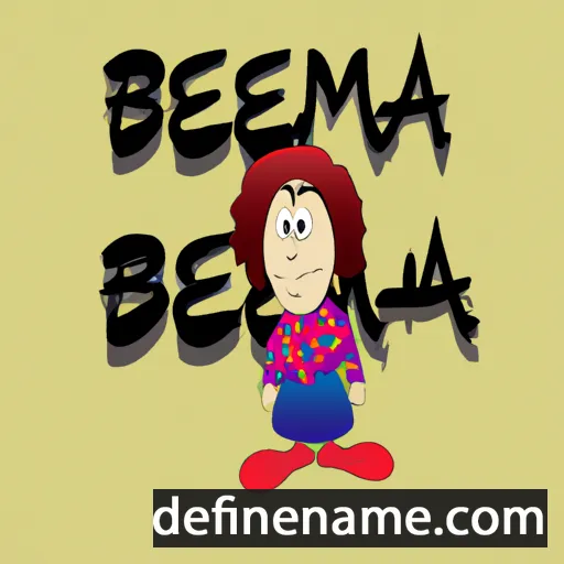 cartoon of the name Bemma