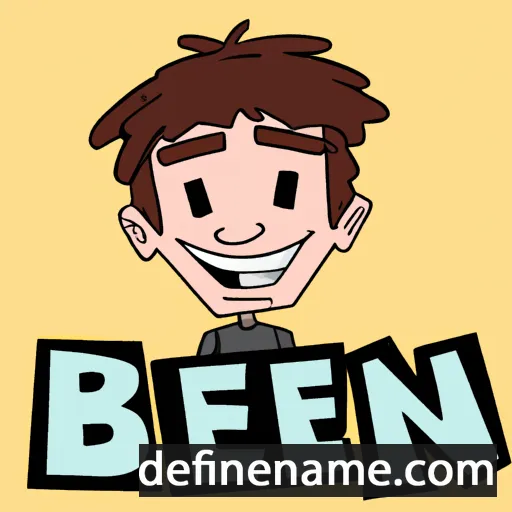 cartoon of the name Ben