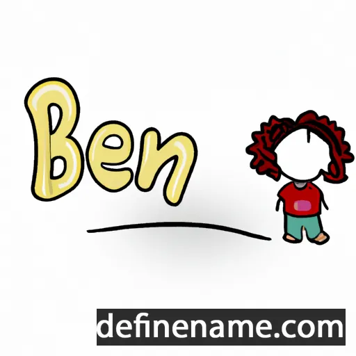 cartoon of the name Bena