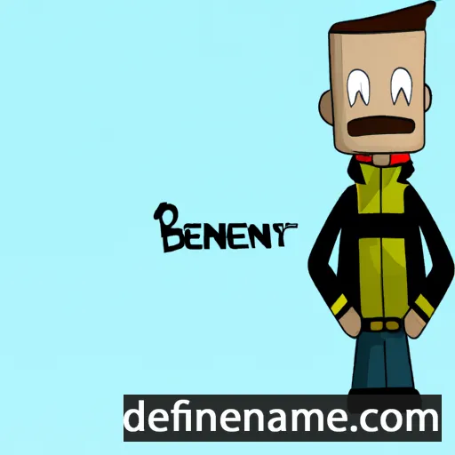 cartoon of the name Bénédict