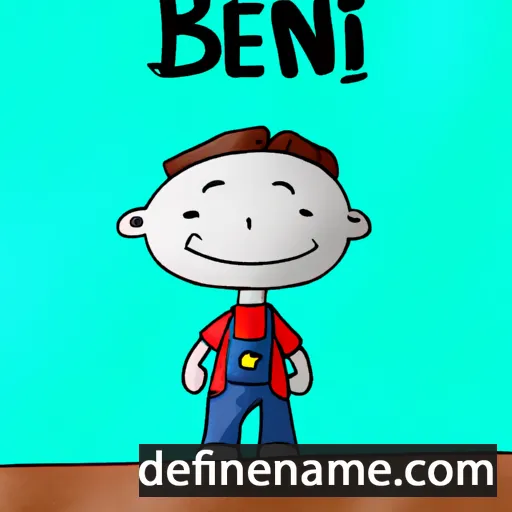 cartoon of the name Béni