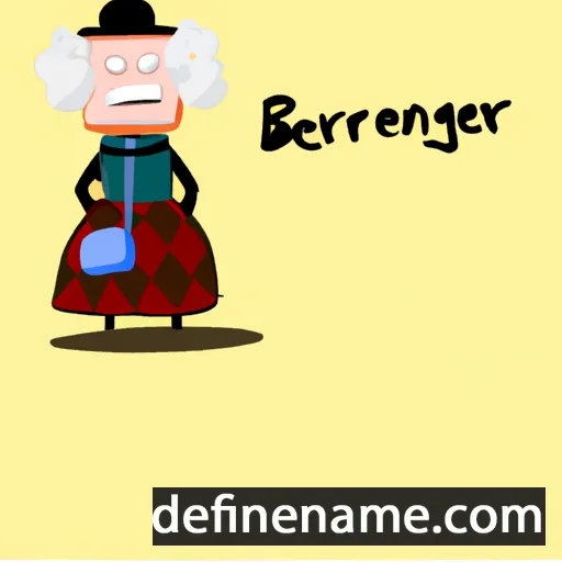 cartoon of the name Bérangère