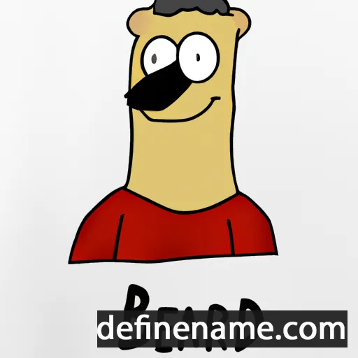 cartoon of the name Bérard