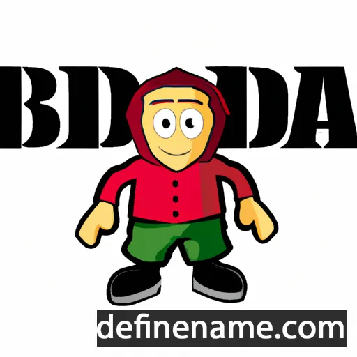 cartoon of the name Beňadik