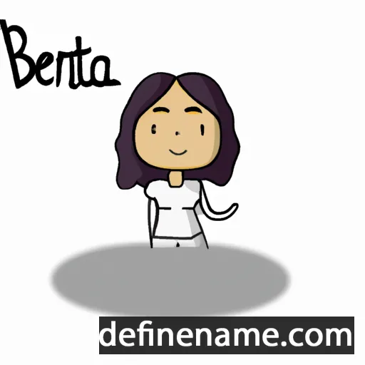 cartoon of the name Benáta