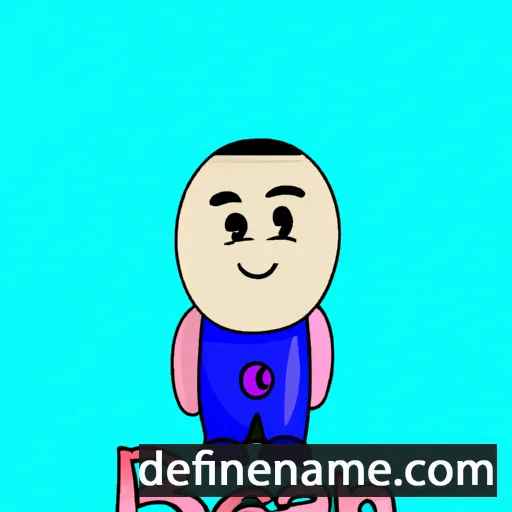 cartoon of the name Benah