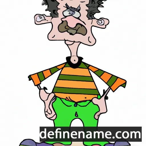 cartoon of the name Benard