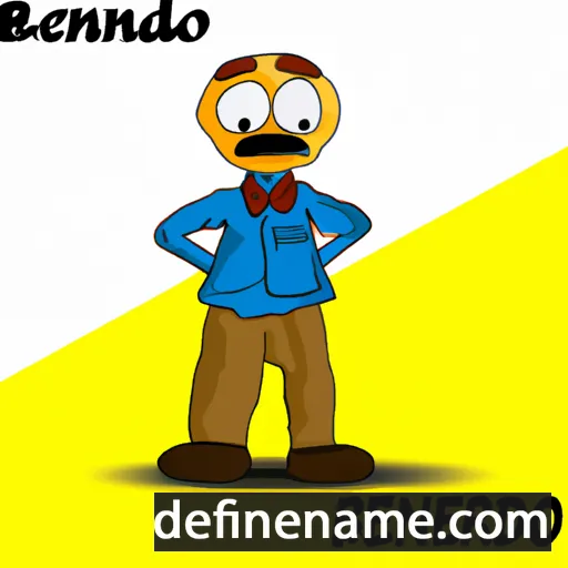 cartoon of the name Benardo