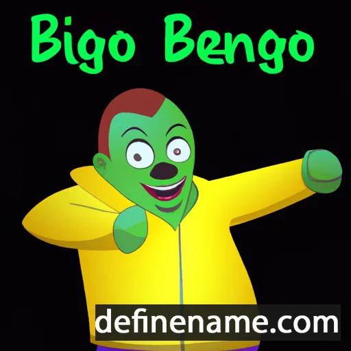 cartoon of the name Bendigo