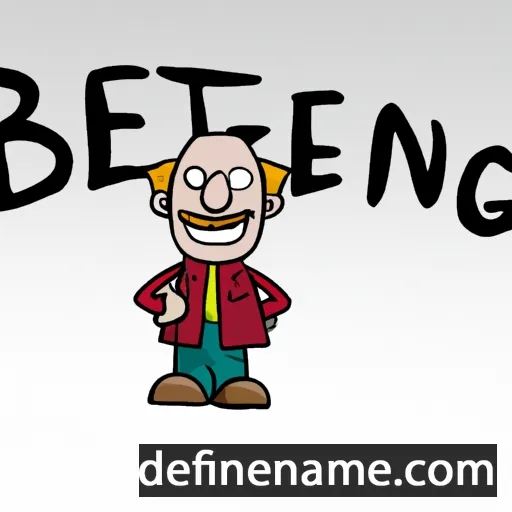 cartoon of the name Bendigt