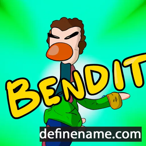 cartoon of the name Bendit