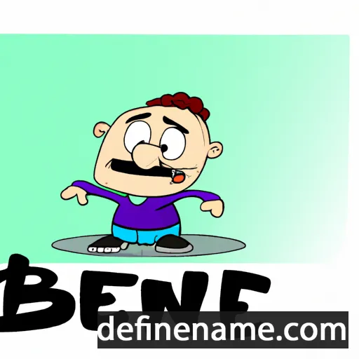 cartoon of the name Bene