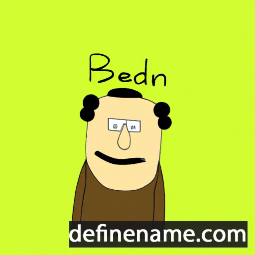 cartoon of the name Benead