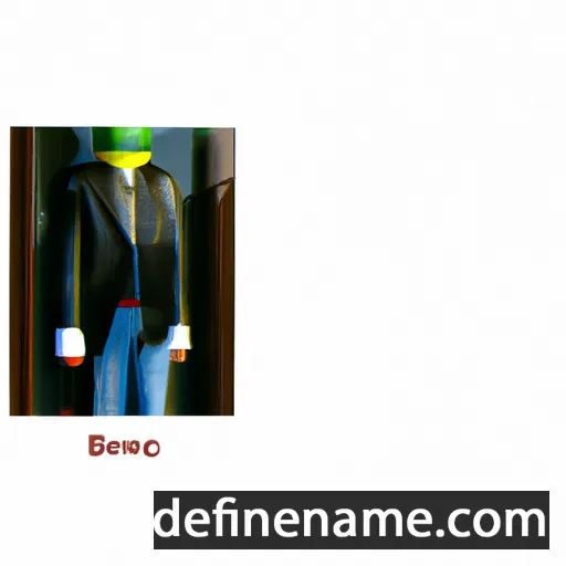 cartoon of the name Benedicto