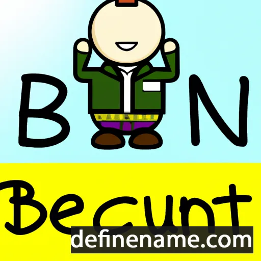 cartoon of the name Benedictu