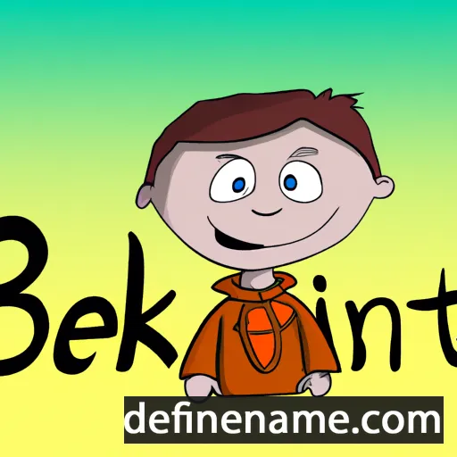 cartoon of the name Benedikti