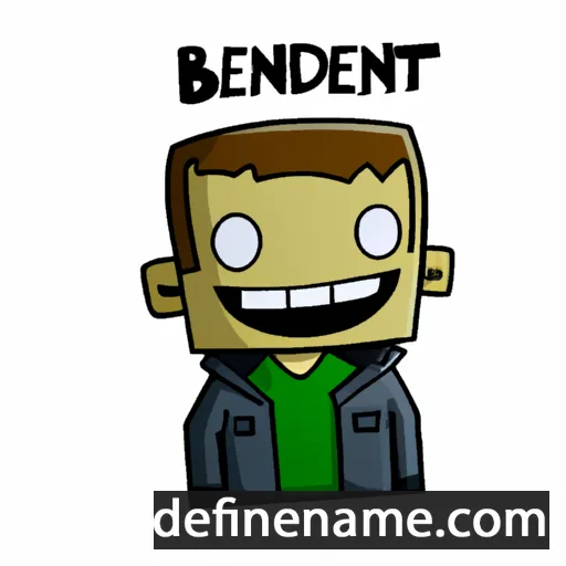 cartoon of the name Benedit