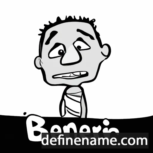 cartoon of the name Benerib