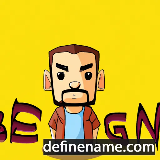 cartoon of the name Bengi