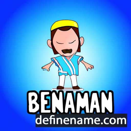 cartoon of the name Benhanan