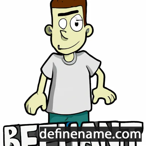 cartoon of the name Benhart