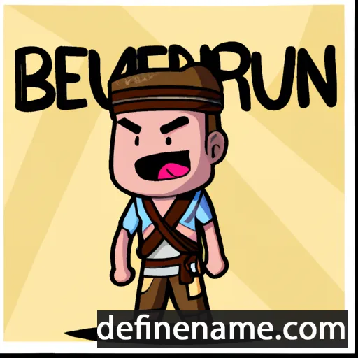 cartoon of the name Benhur