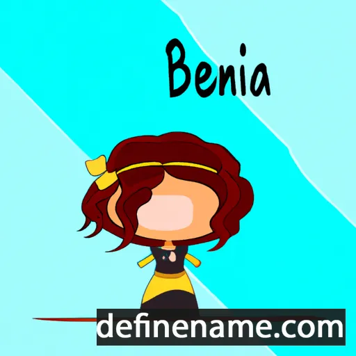 cartoon of the name Benía