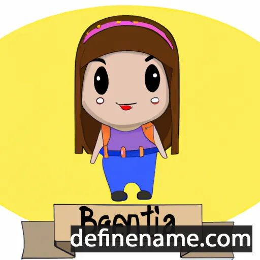 Beníta cartoon