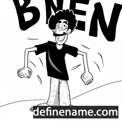 cartoon of the name Beni