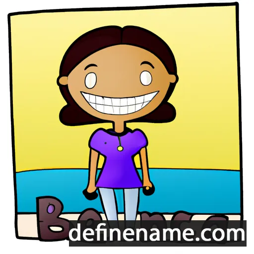 cartoon of the name Benicia