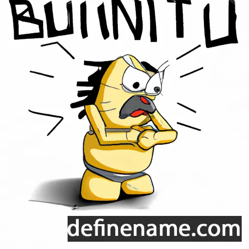 cartoon of the name Benidittu