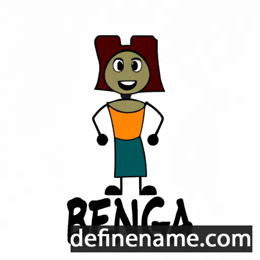 cartoon of the name Beniga