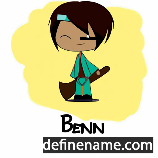 cartoon of the name Beninja