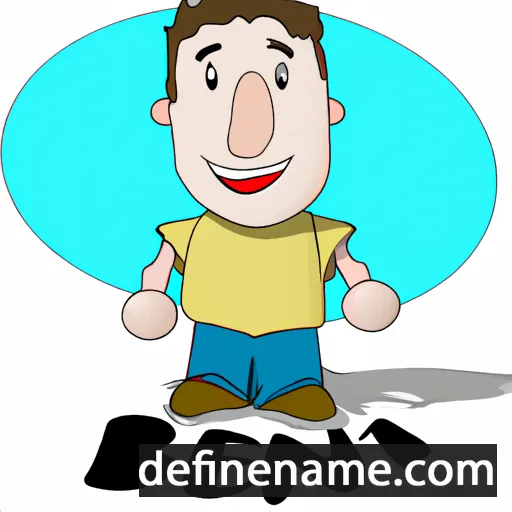 cartoon of the name Benja