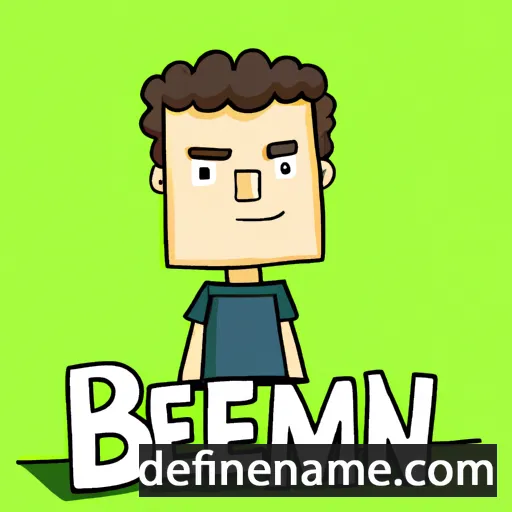 cartoon of the name Benjamen