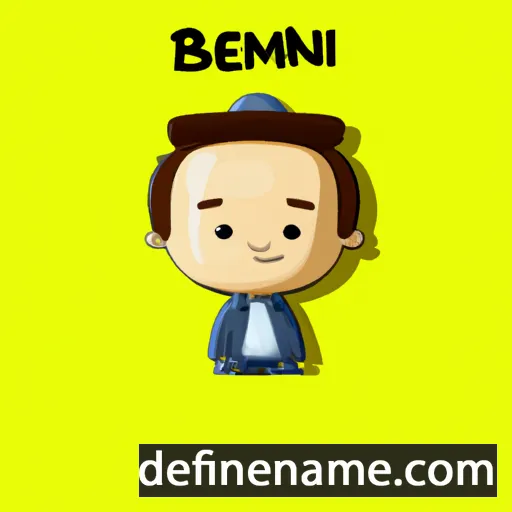 cartoon of the name Benjamí