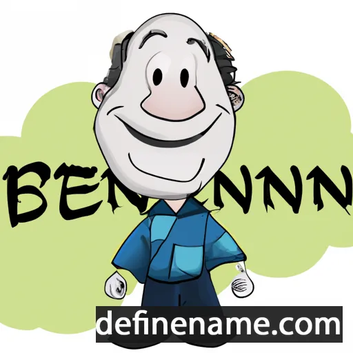 cartoon of the name Benjamini