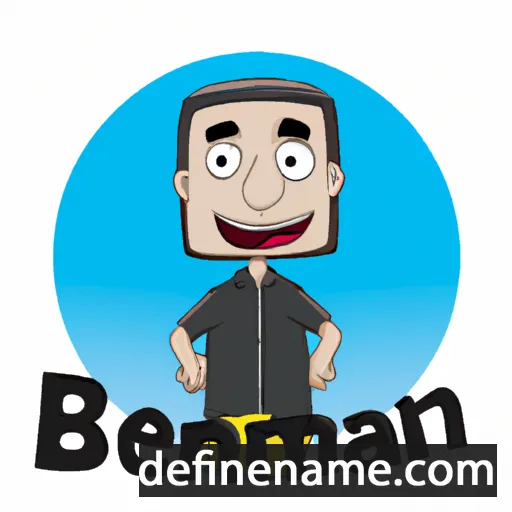 cartoon of the name Benjerman