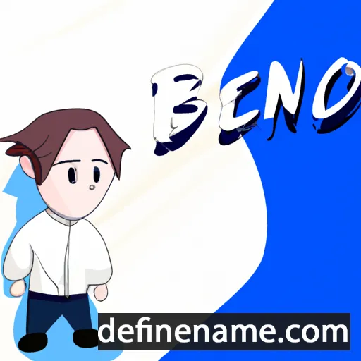 cartoon of the name Benjirō