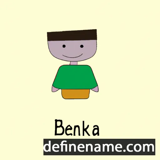 cartoon of the name Benka