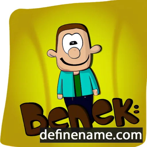 cartoon of the name Benke