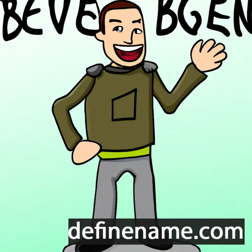 cartoon of the name Benleveng