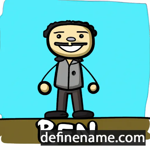 cartoon of the name Benn