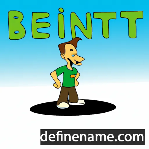 cartoon of the name Benneit