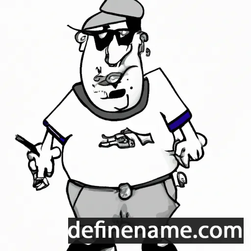 cartoon of the name Bennert