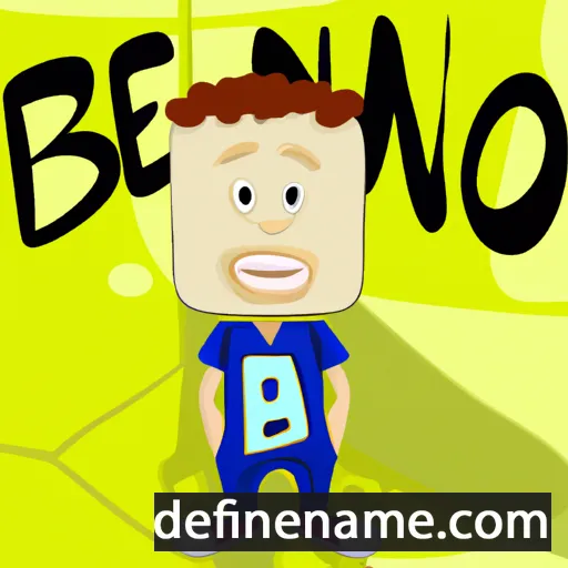 cartoon of the name Beno