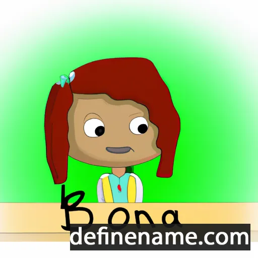 cartoon of the name Benona