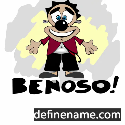 cartoon of the name Benosso