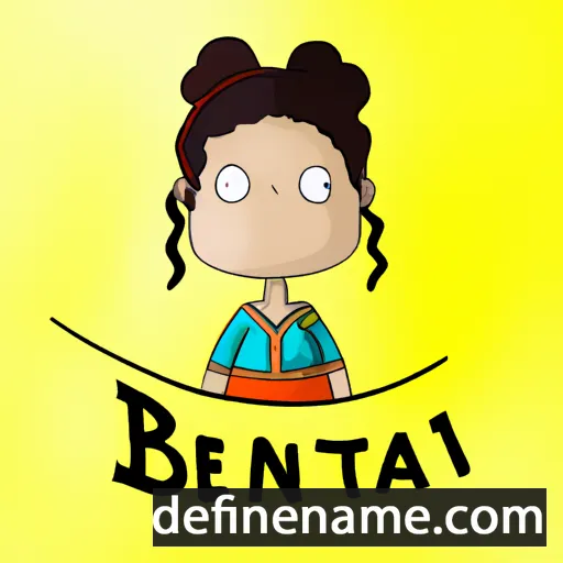 Bentína cartoon